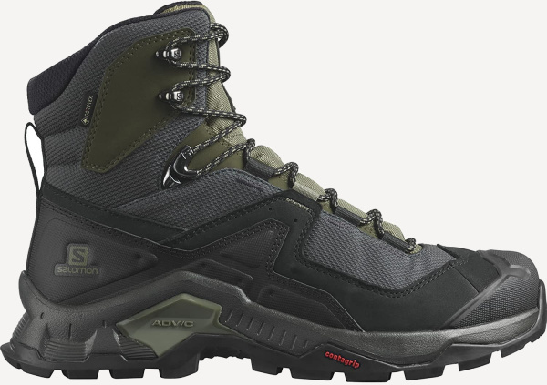 Ботинки QUEST ELEMENT GTX (RU 43.5 UK 10 USm 10.5 СМ 28; black/deep lichen green/olive night)